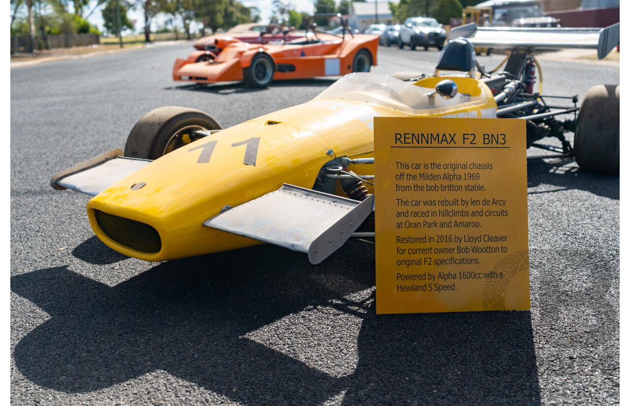 Circa 1969 Renmax F2/BN3 Race Car Yellow Alfa Romeo 1.6L - CAMS Logbooked