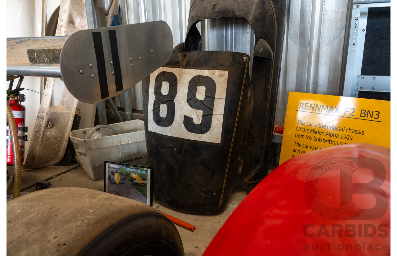 Circa 1969 Renmax F2/BN3 Race Car Yellow Alfa Romeo 1.6L - CAMS Logbooked