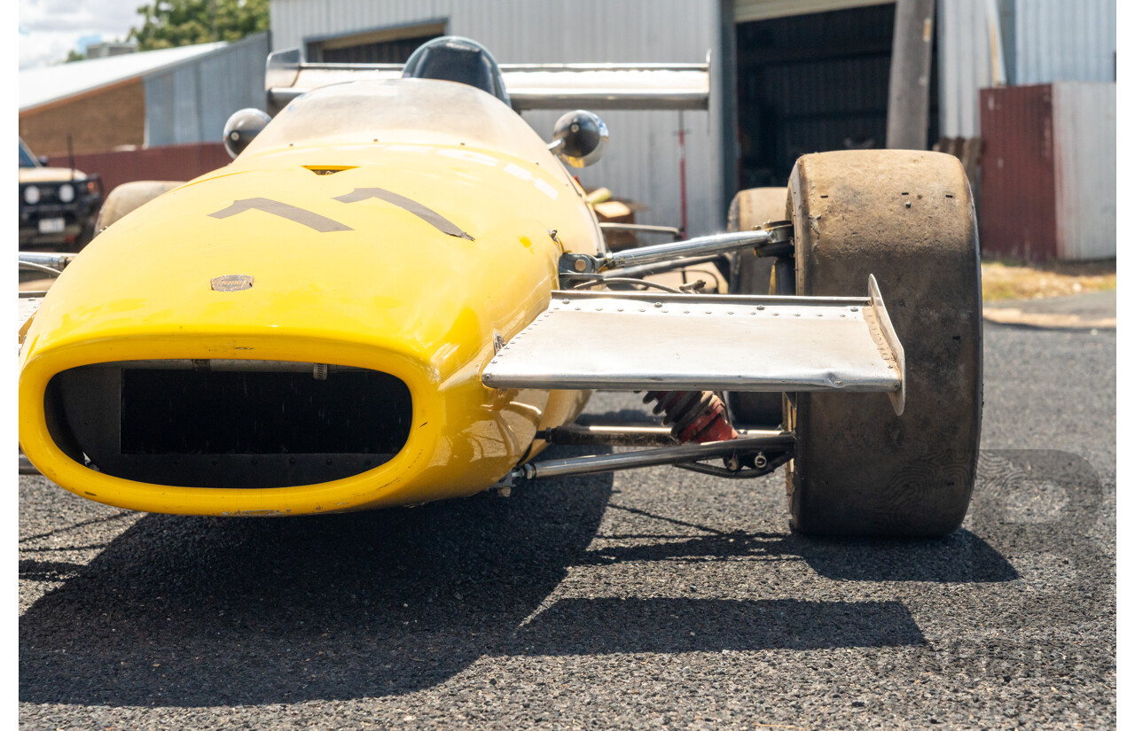 Circa 1969 Renmax F2/BN3 Race Car Yellow Alfa Romeo 1.6L - CAMS Logbooked