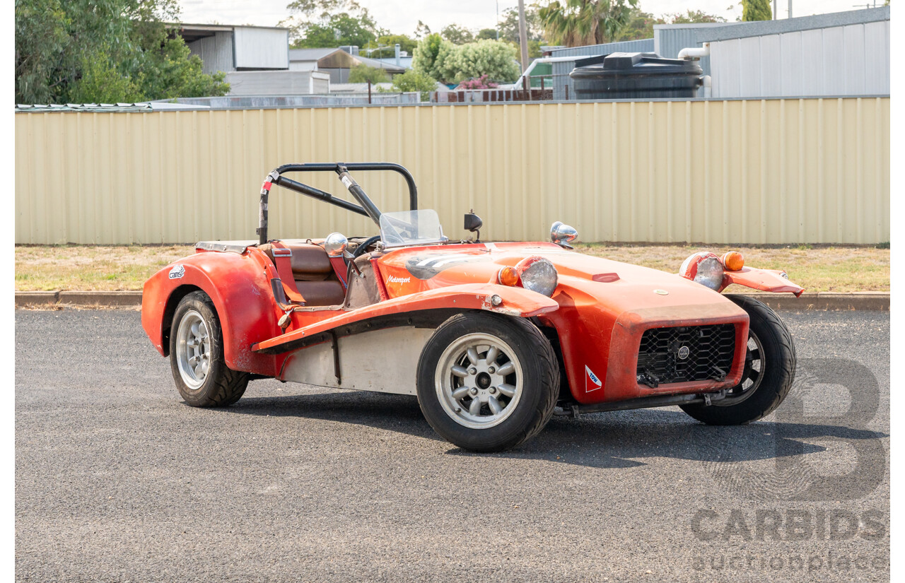 01/1978 Lotus Seven Mk4 (Steel Brothers New Zealand) 2d Roadster Red 1.6L - CAMS Logbooked
