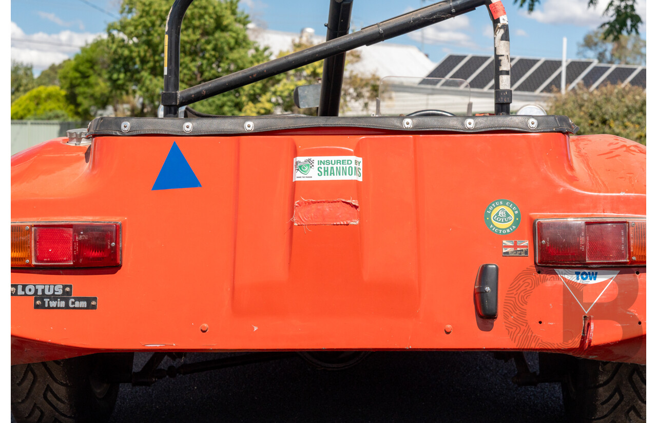 01/1978 Lotus Seven Mk4 (Steel Brothers New Zealand) 2d Roadster Red 1.6L - CAMS Logbooked