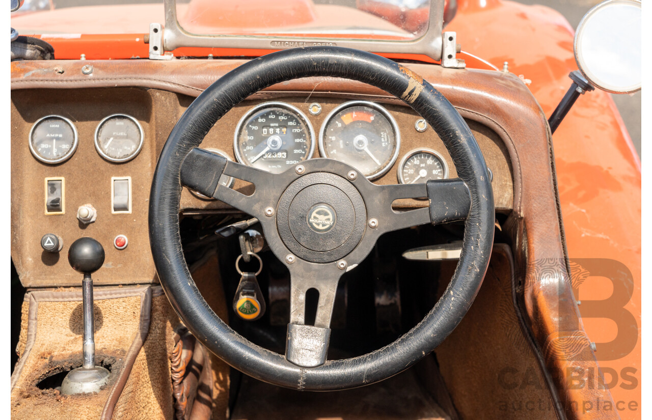 01/1978 Lotus Seven Mk4 (Steel Brothers New Zealand) 2d Roadster Red 1.6L - CAMS Logbooked