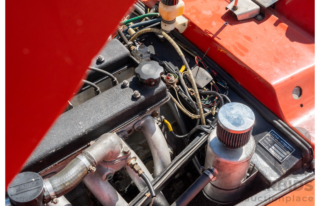 01/1978 Lotus Seven Mk4 (Steel Brothers New Zealand) 2d Roadster Red 1.6L - CAMS Logbooked
