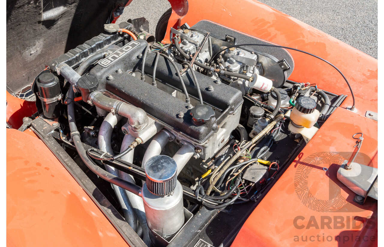 01/1978 Lotus Seven Mk4 (Steel Brothers New Zealand) 2d Roadster Red 1.6L - CAMS Logbooked