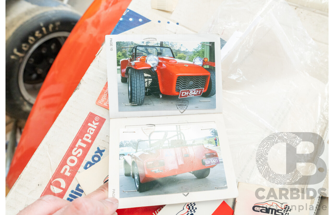 01/1978 Lotus Seven Mk4 (Steel Brothers New Zealand) 2d Roadster Red 1.6L - CAMS Logbooked