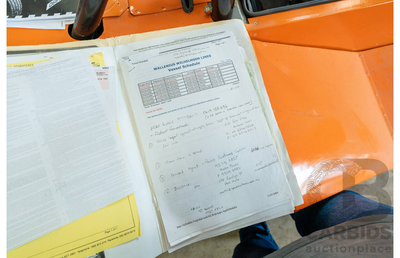 01/1978 Lotus Seven Mk4 (Steel Brothers New Zealand) 2d Roadster Red 1.6L - CAMS Logbooked