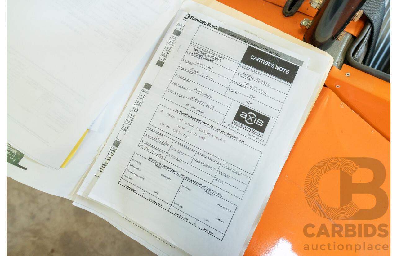 01/1978 Lotus Seven Mk4 (Steel Brothers New Zealand) 2d Roadster Red 1.6L - CAMS Logbooked