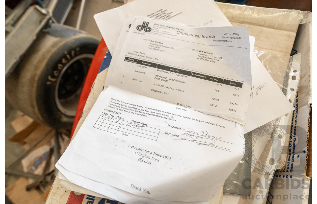 01/1978 Lotus Seven Mk4 (Steel Brothers New Zealand) 2d Roadster Red 1.6L - CAMS Logbooked