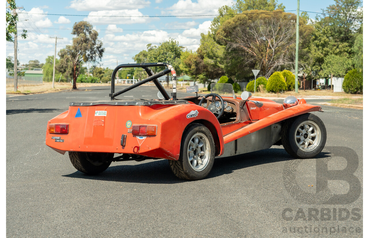 01/1978 Lotus Seven Mk4 (Steel Brothers New Zealand) 2d Roadster Red 1.6L - CAMS Logbooked
