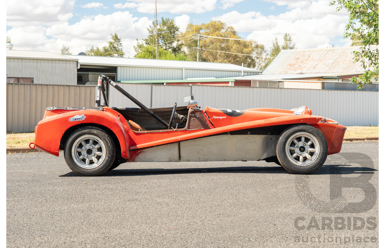 01/1978 Lotus Seven Mk4 (Steel Brothers New Zealand) 2d Roadster Red 1.6L - CAMS Logbooked