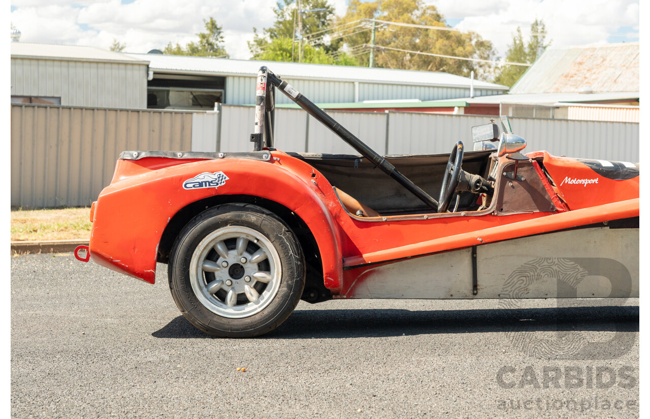 01/1978 Lotus Seven Mk4 (Steel Brothers New Zealand) 2d Roadster Red 1.6L - CAMS Logbooked