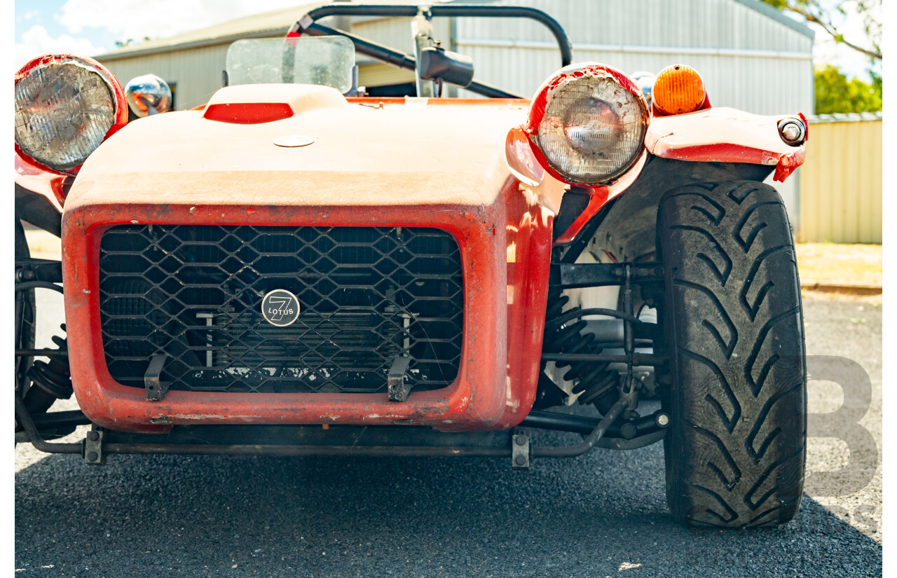01/1978 Lotus Seven Mk4 (Steel Brothers New Zealand) 2d Roadster Red 1.6L - CAMS Logbooked