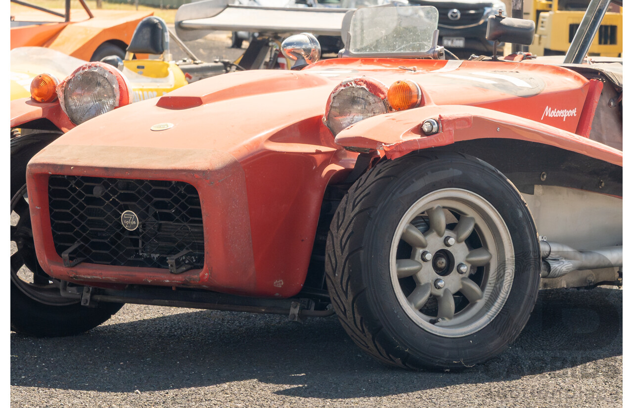 01/1978 Lotus Seven Mk4 (Steel Brothers New Zealand) 2d Roadster Red 1.6L - CAMS Logbooked