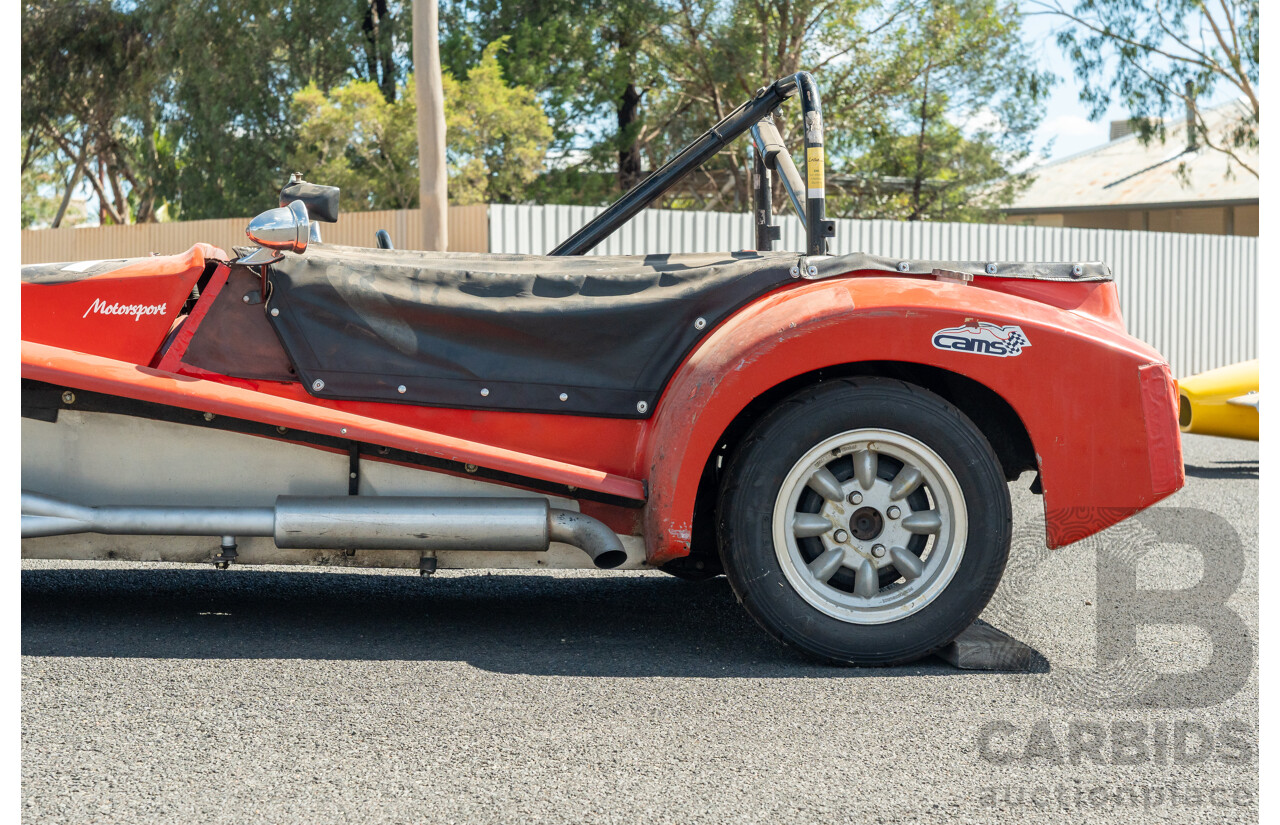 01/1978 Lotus Seven Mk4 (Steel Brothers New Zealand) 2d Roadster Red 1.6L - CAMS Logbooked