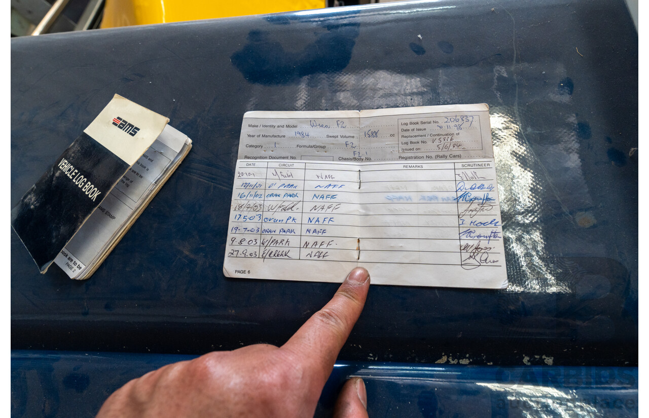 Circa 1984 Wren F2-1 Racing Car Yellow 1.6L - CAMS Logbooked