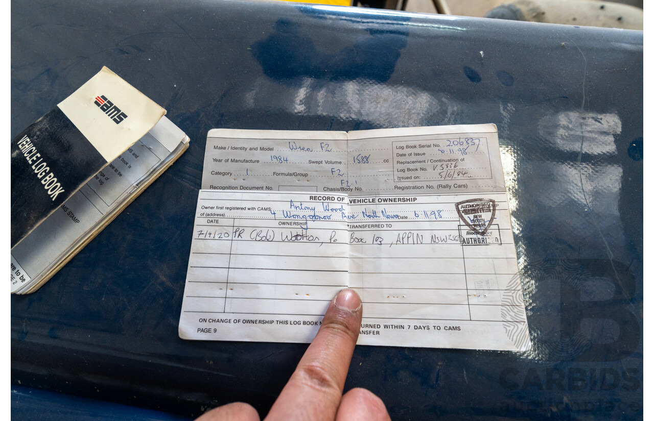 Circa 1984 Wren F2-1 Racing Car Yellow 1.6L - CAMS Logbooked