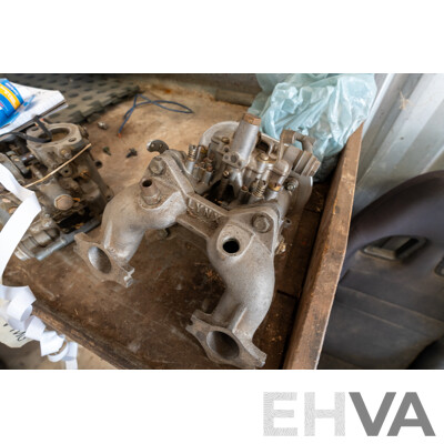 Pair of DELLORTO DHLA45 Carburetors with Lynx Attachment