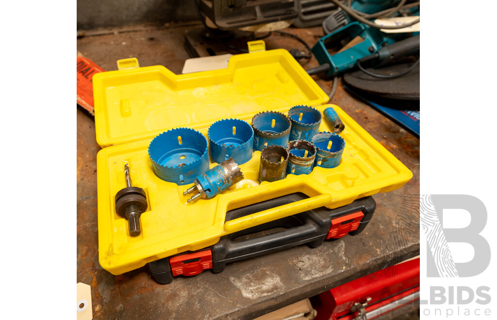 Cased Incomplete Wire Strippers and Hole Saws Sets