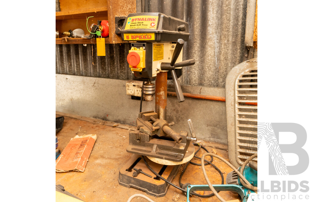 Dynalink 13mm Chuck Bench Mount Drill Press