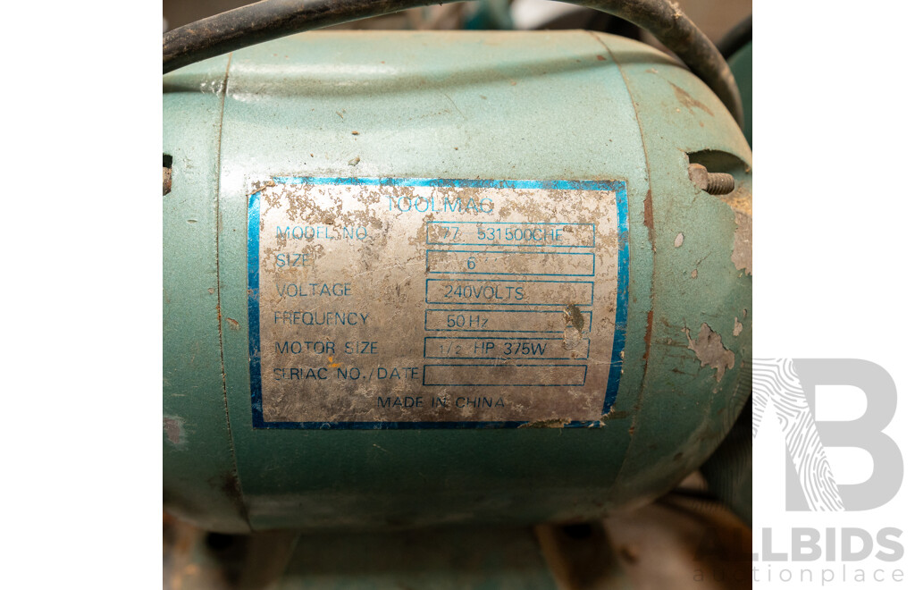 Toolmac 77-531500CHE Bench Grinder