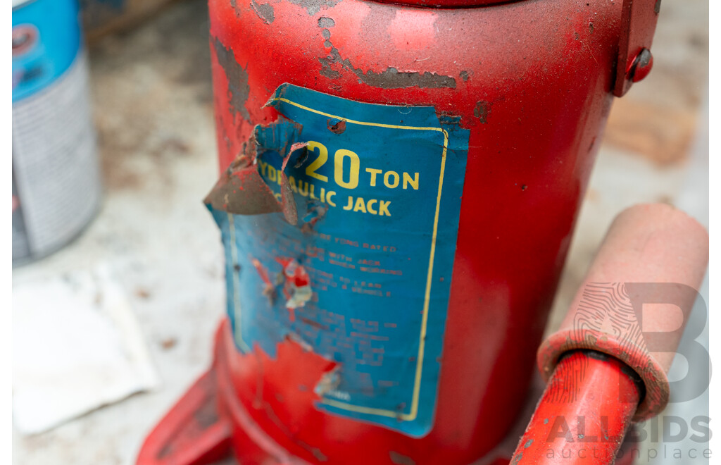 Vintage 20 Tonne Bottle Jack