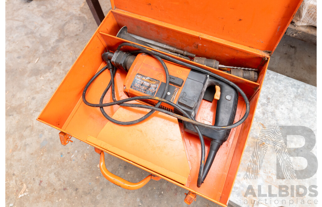 Ramset Dynadrill Model 342 Rotary Hammer in Case