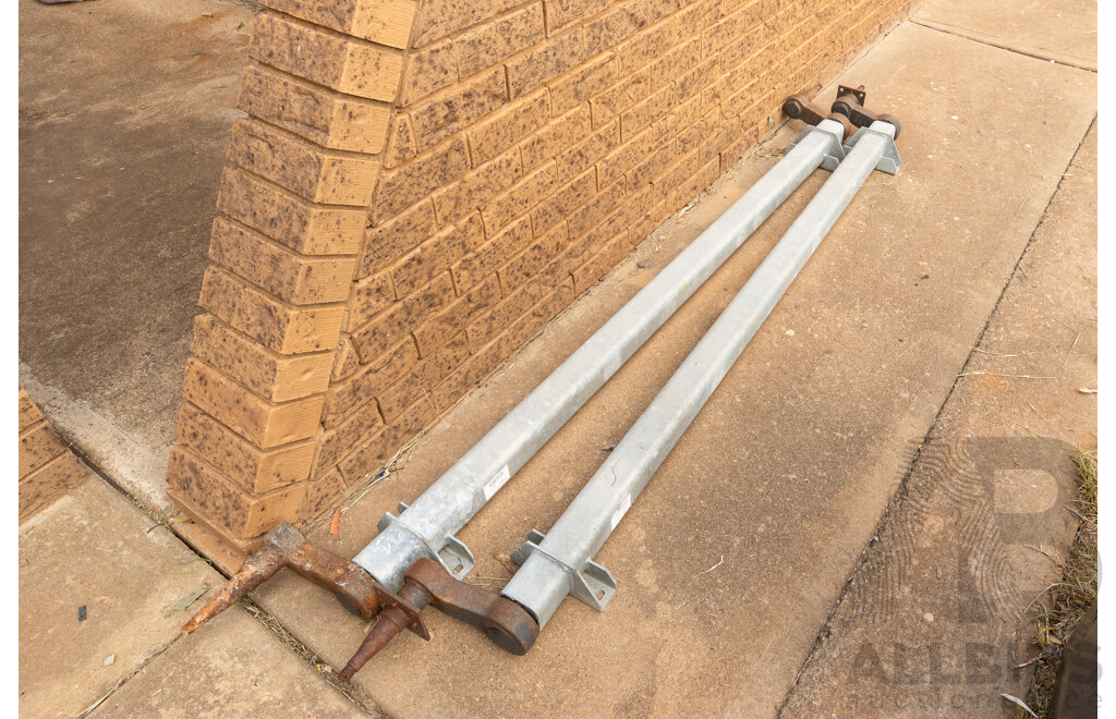 Pair of Flatbed Axles