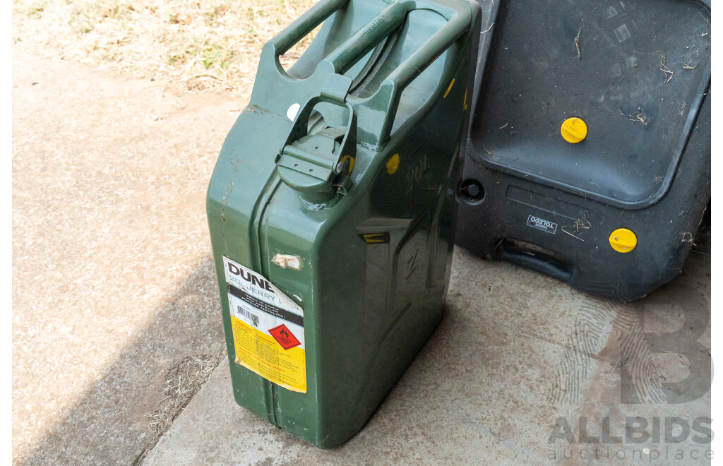 Collection of Four Jerry Cans