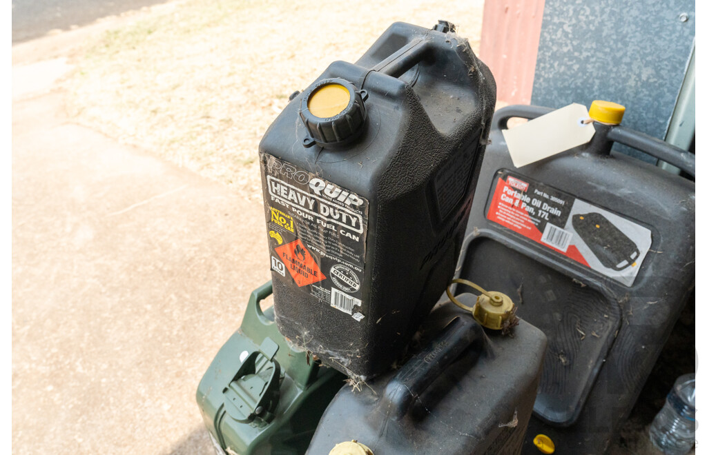 Collection of Four Jerry Cans