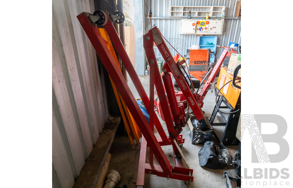 1500 Kgs Portable Hydraulic Engine Crane