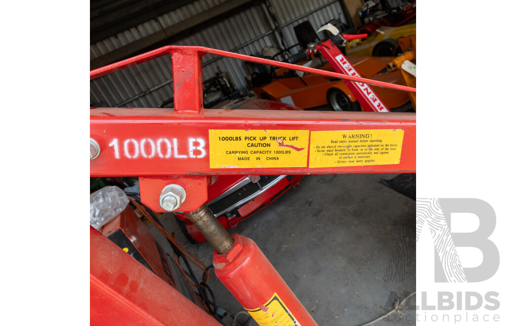 Vehicle Mount Hydraulic Engine Hoist