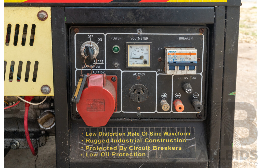 Suama 750YE-3 Petrol Powered Generator