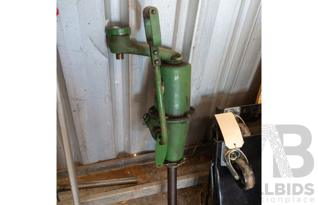 Vintage Penrite 60 Litre Drum Pump with 205 Litre Hand Pump