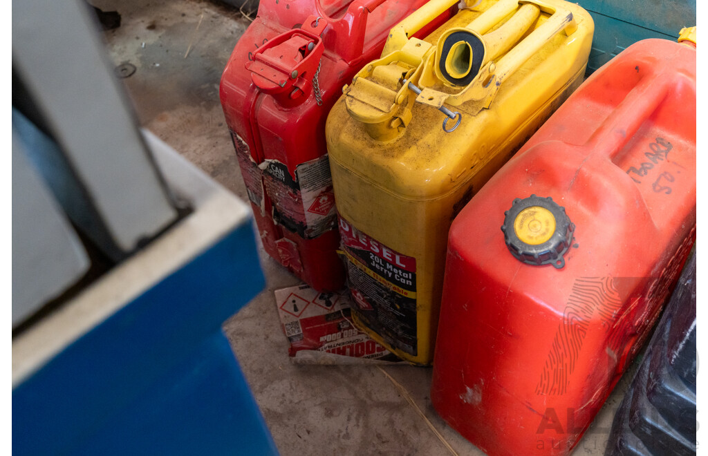 Collection of Four 20 Litre Jerry Cans