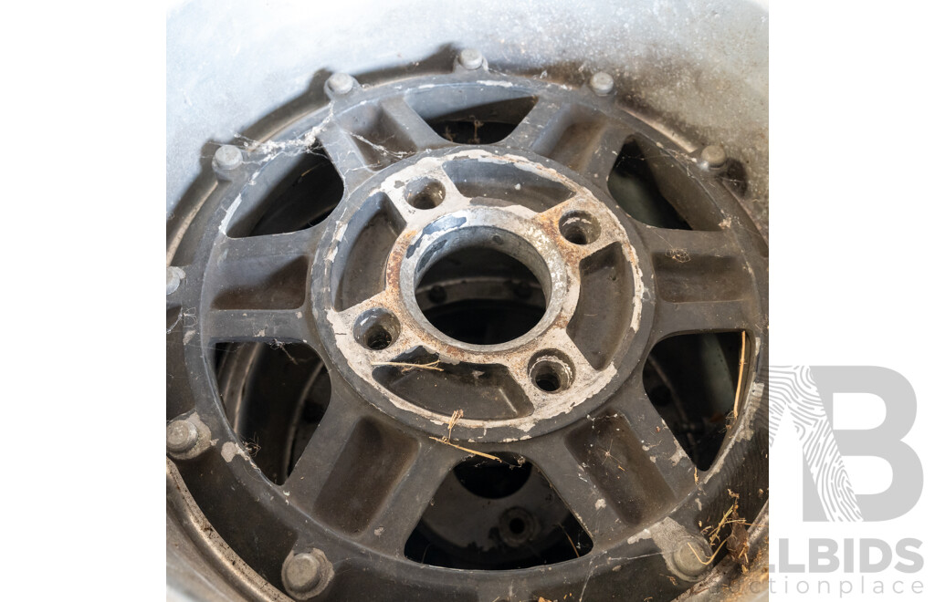 Set of Four Three Piece 13 Inch Four Stud Racing Wheels 4x108