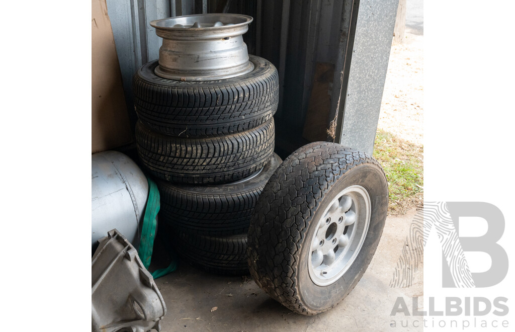 Set of Four 13 Inch ROH Alloy Wheels 185/60/13 4 X 108