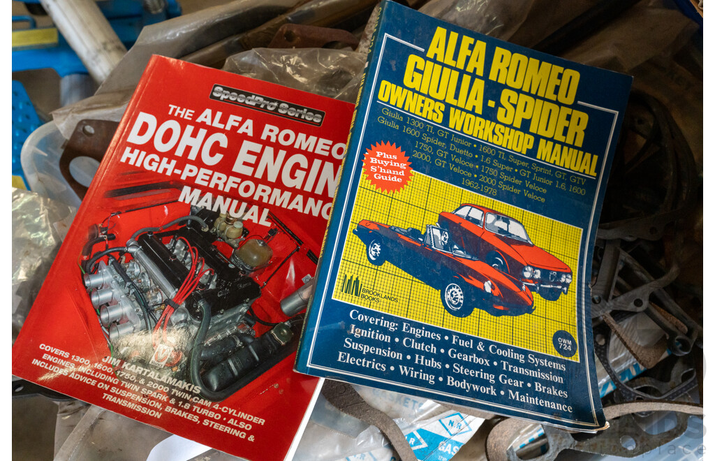 Alfa Romeo Engine Block and Partial Cylinder Head DOHC, Suits Wrennmax