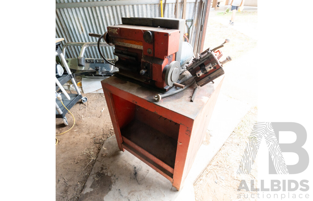 FMC B-601 Break Lathe on Bench