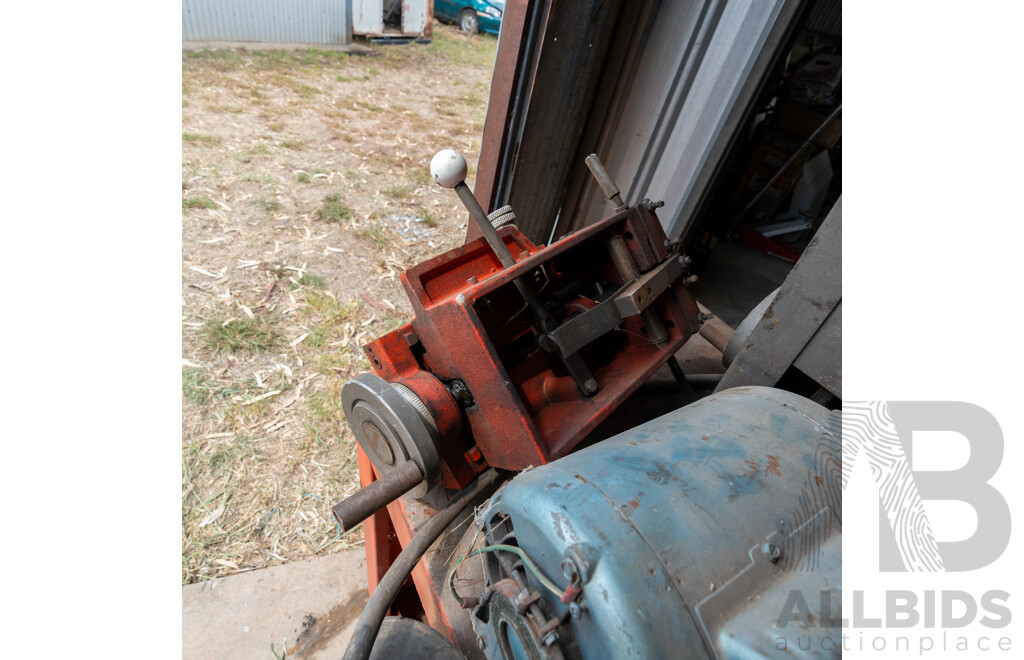 FMC B-601 Break Lathe on Bench
