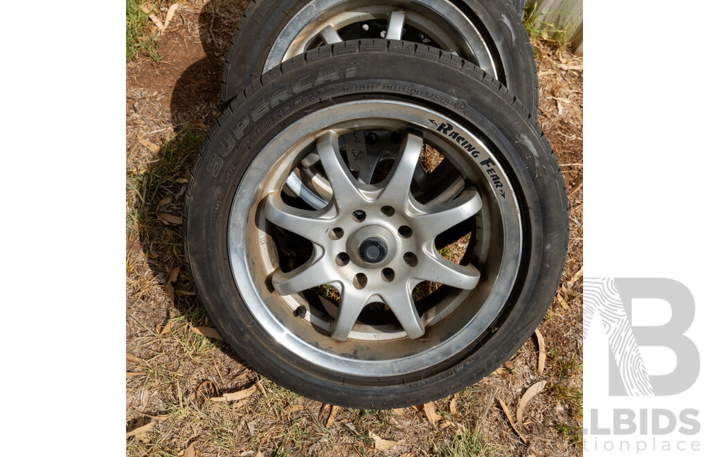 Set of 15 Inch Multi Four Stud Alloy Wheels