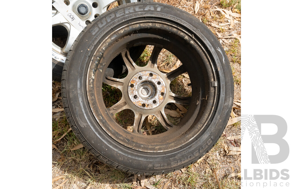 Set of 15 Inch Multi Four Stud Alloy Wheels