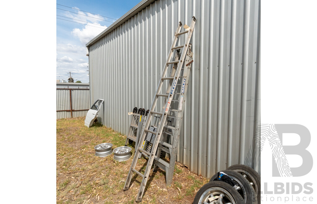 Bailey Alloy A Frame Ladder and Roofers Ladder