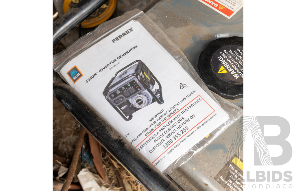 Ferrex 3300w Four Stroke Inverter Generator