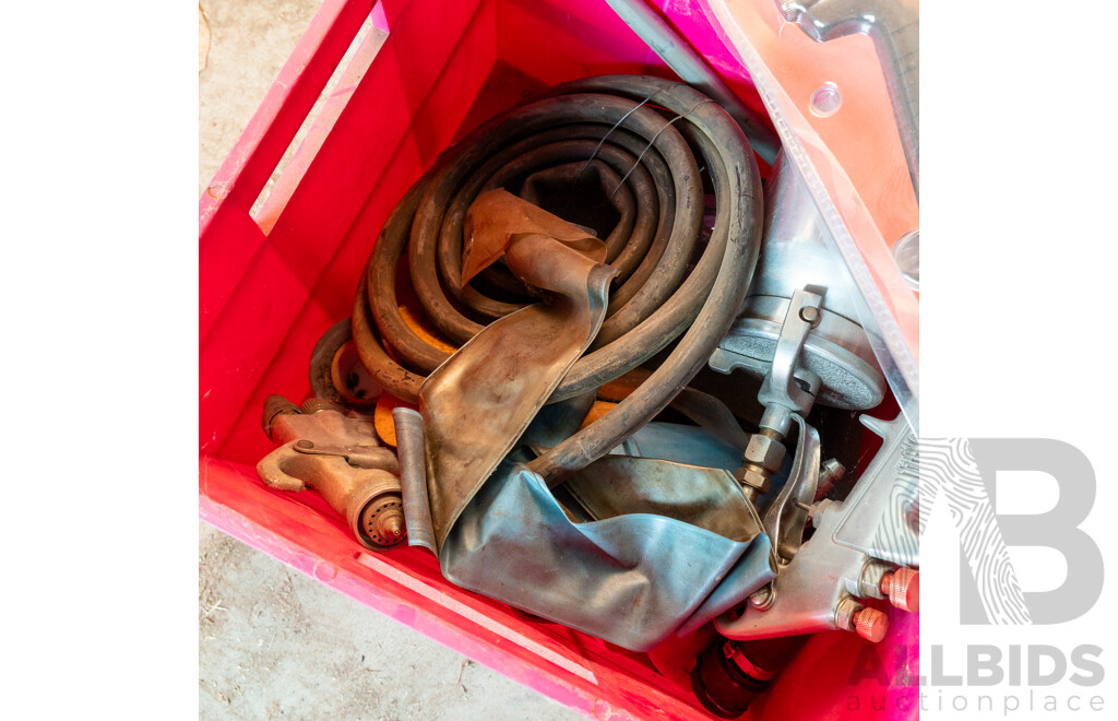 Box Of Assorted Air Spray Guns and Canisters