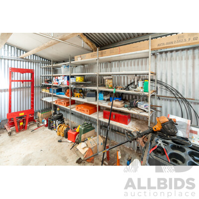 Metal Five Tier Work Shop Shelving