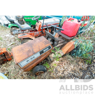 Vintage VICTA 8-34 Ride on Lawn Mower