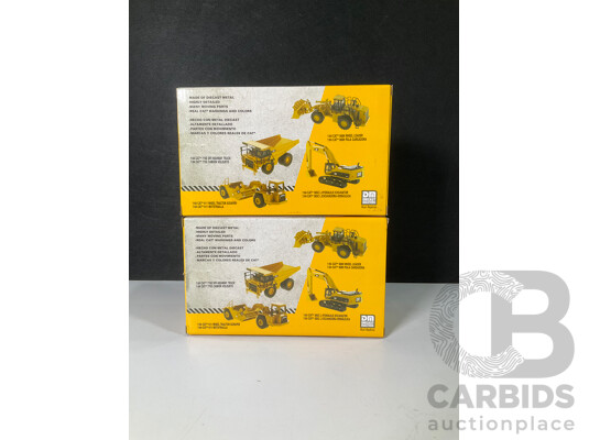 Boxed Diecast Masters Caterpillar Wheel Loader and Off Highway Truck - 1:64 Scale