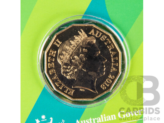 Australian RAM 2018 Gold Plated Fifty Cent, XXI Commonwealth Games, 2003 Five Dollar Coin, Rugby World Cup, Kiribati Franklin Mint 2012 Silver Ten Dollar Coin