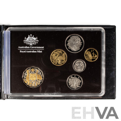 Australian RAM 2012 Six Proof Coin Set, Special Edition Including Selectively Gold Plated Fifty Cent Coin