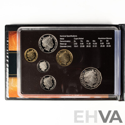 Australian RAM 2012 Six Proof Coin Set, Special Edition Including Selectively Gold Plated Fifty Cent Coin